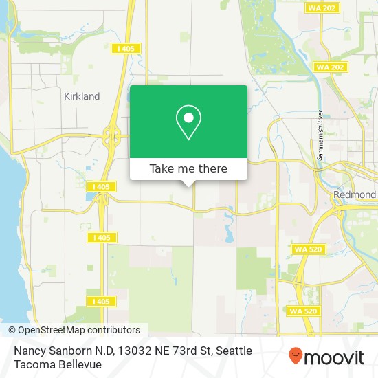Mapa de Nancy Sanborn N.D, 13032 NE 73rd St