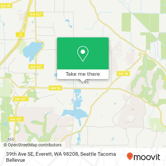 Mapa de 39th Ave SE, Everett, WA 98208