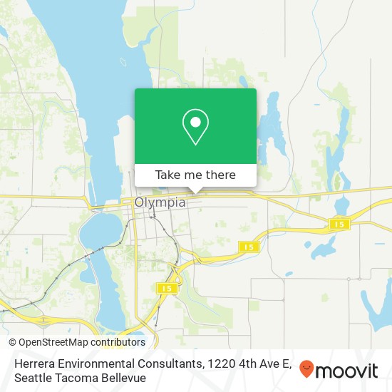 Mapa de Herrera Environmental Consultants, 1220 4th Ave E