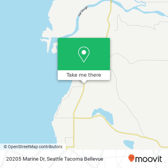 Mapa de 20205 Marine Dr, Stanwood, WA 98292