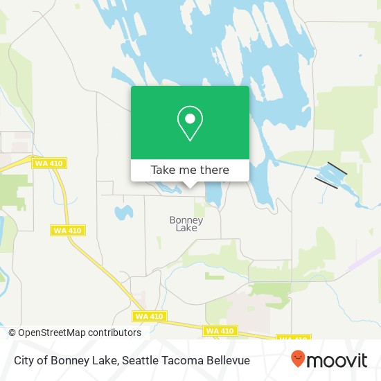 City of Bonney Lake map