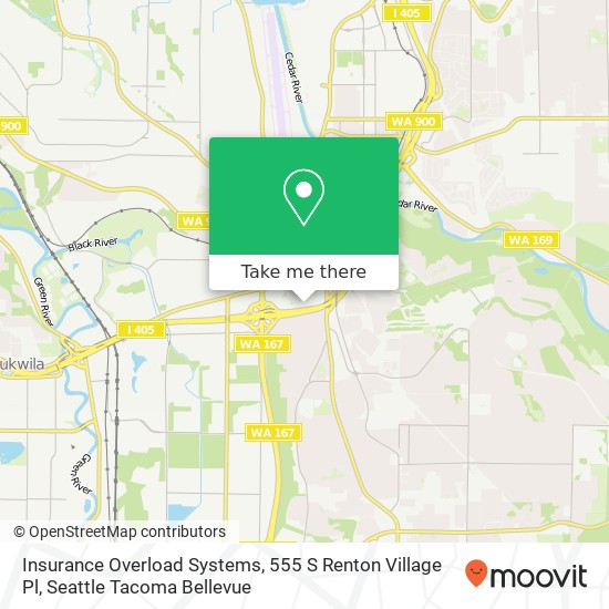 Insurance Overload Systems, 555 S Renton Village Pl map