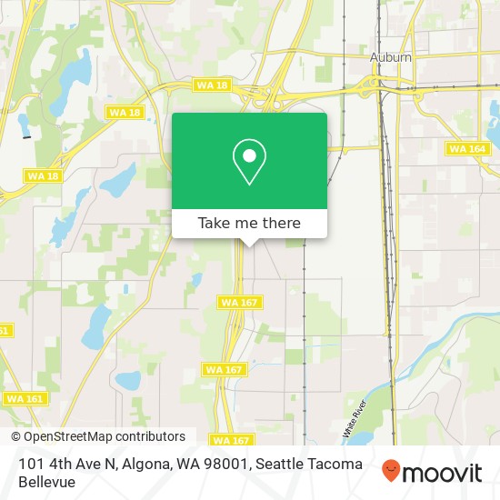 101 4th Ave N, Algona, WA 98001 map