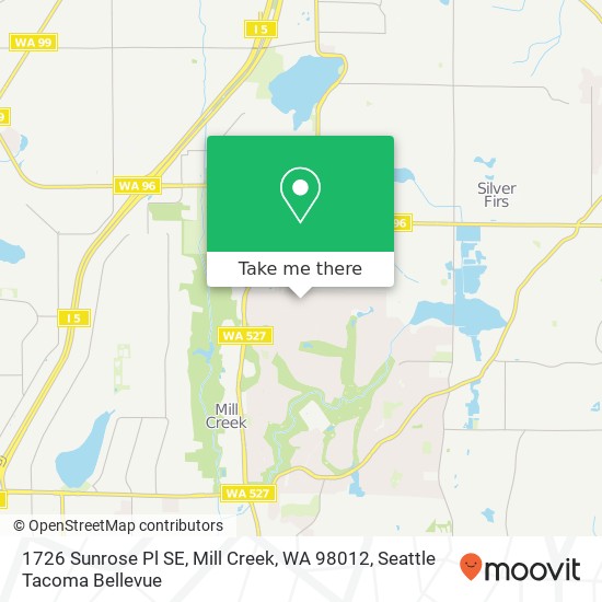 1726 Sunrose Pl SE, Mill Creek, WA 98012 map