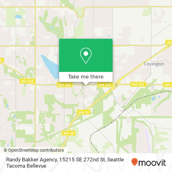 Mapa de Randy Bakker Agency, 15215 SE 272nd St