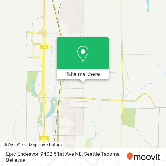 Mapa de Epic Endeavor, 9402 51st Ave NE