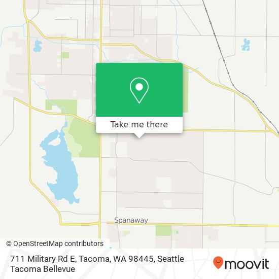 Mapa de 711 Military Rd E, Tacoma, WA 98445