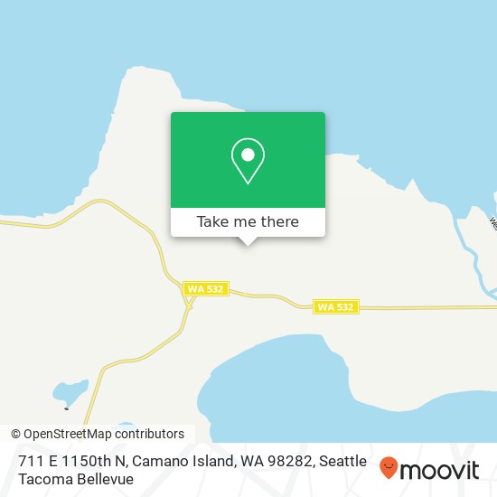 Mapa de 711 E 1150th N, Camano Island, WA 98282