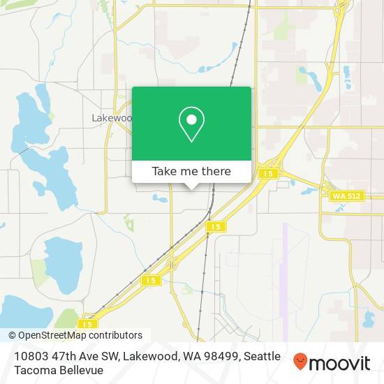 10803 47th Ave SW, Lakewood, WA 98499 map