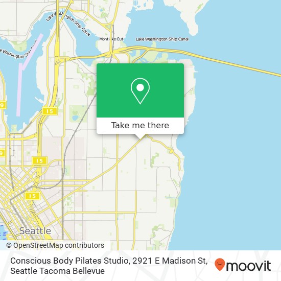 Conscious Body Pilates Studio, 2921 E Madison St map