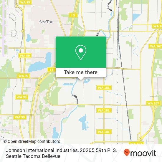 Johnson International Industries, 20205 59th Pl S map