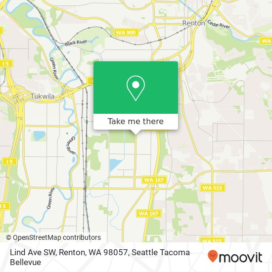 Lind Ave SW, Renton, WA 98057 map