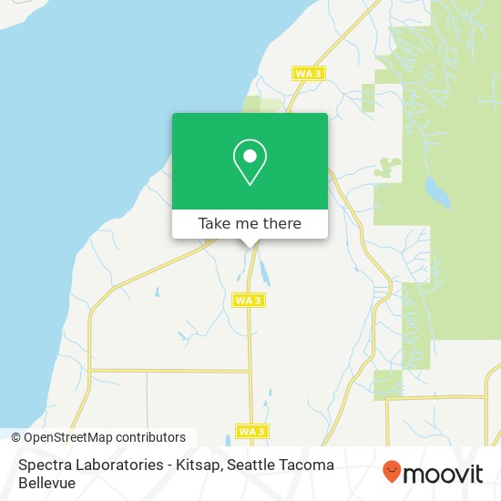 Spectra Laboratories - Kitsap, 26276 Twelve Trees Ln NW map