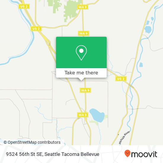 Mapa de 9524 56th St SE, Snohomish, WA 98290