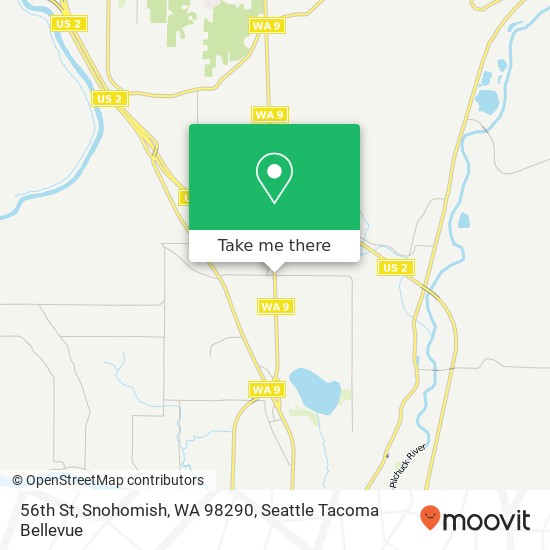 Mapa de 56th St, Snohomish, WA 98290