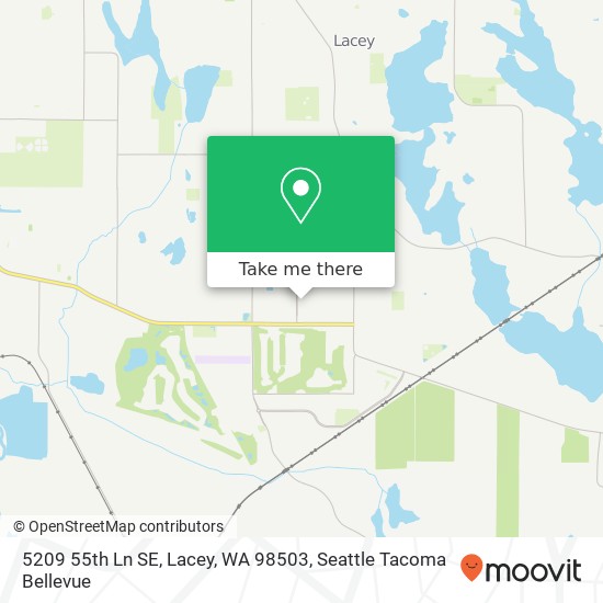 Mapa de 5209 55th Ln SE, Lacey, WA 98503