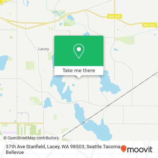 Mapa de 37th Ave Stanfield, Lacey, WA 98503