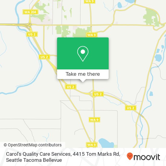 Mapa de Carol's Quality Care Services, 4415 Tom Marks Rd