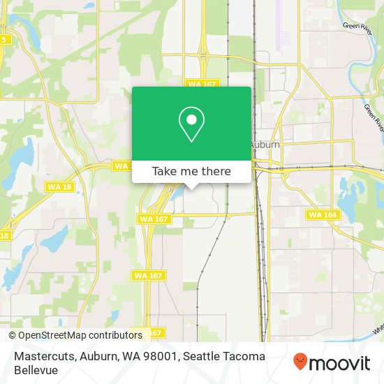 Mapa de Mastercuts, Auburn, WA 98001