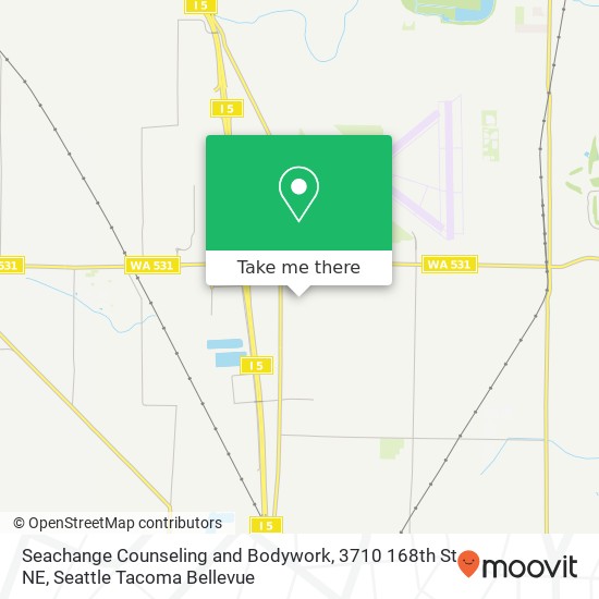 Mapa de Seachange Counseling and Bodywork, 3710 168th St NE