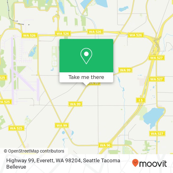 Mapa de Highway 99, Everett, WA 98204