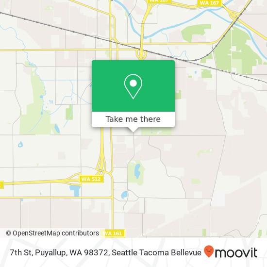 7th St, Puyallup, WA 98372 map