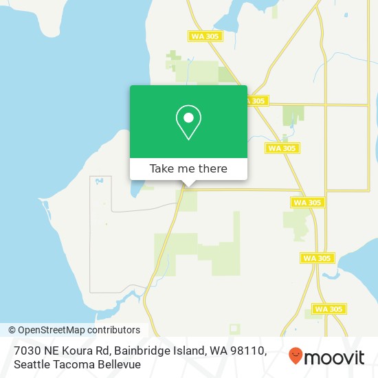 7030 NE Koura Rd, Bainbridge Island, WA 98110 map