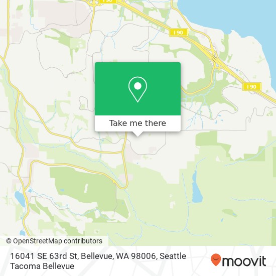 16041 SE 63rd St, Bellevue, WA 98006 map