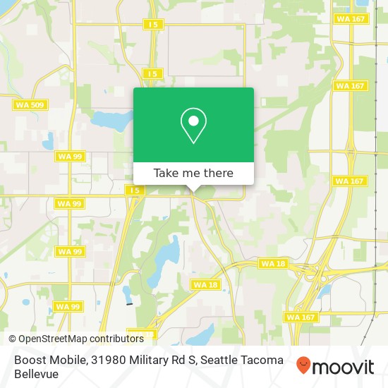 Boost Mobile, 31980 Military Rd S map