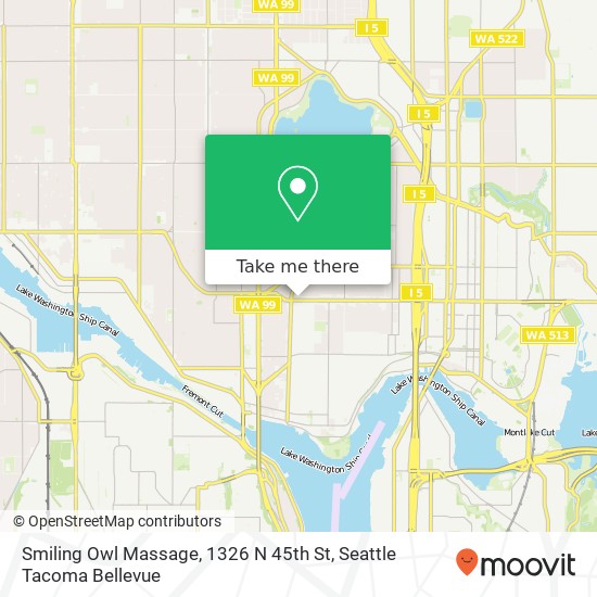 Smiling Owl Massage, 1326 N 45th St map