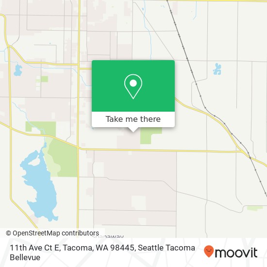 Mapa de 11th Ave Ct E, Tacoma, WA 98445