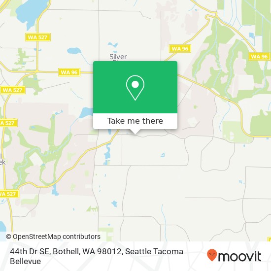 Mapa de 44th Dr SE, Bothell, WA 98012