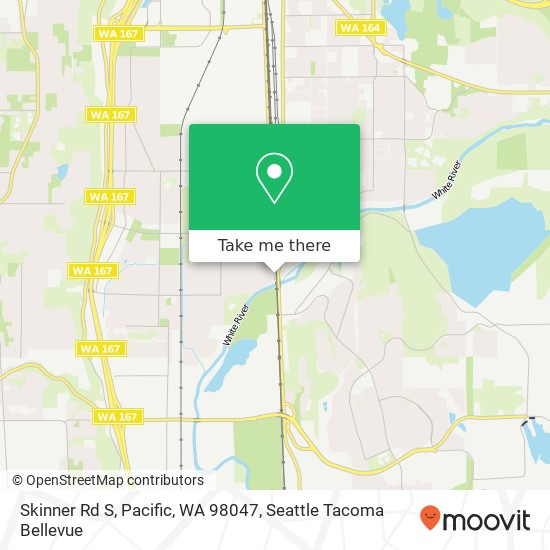 Mapa de Skinner Rd S, Pacific, WA 98047