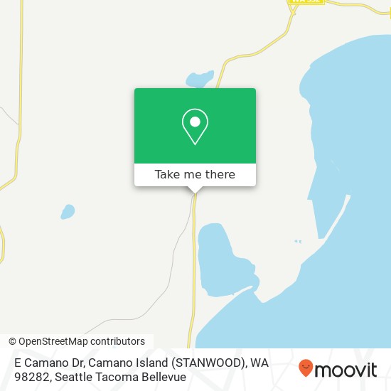 Mapa de E Camano Dr, Camano Island (STANWOOD), WA 98282