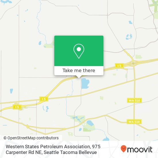 Mapa de Western States Petroleum Association, 975 Carpenter Rd NE