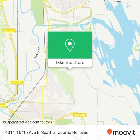 Mapa de 4311 164th Ave E, Bonney Lake, WA 98391