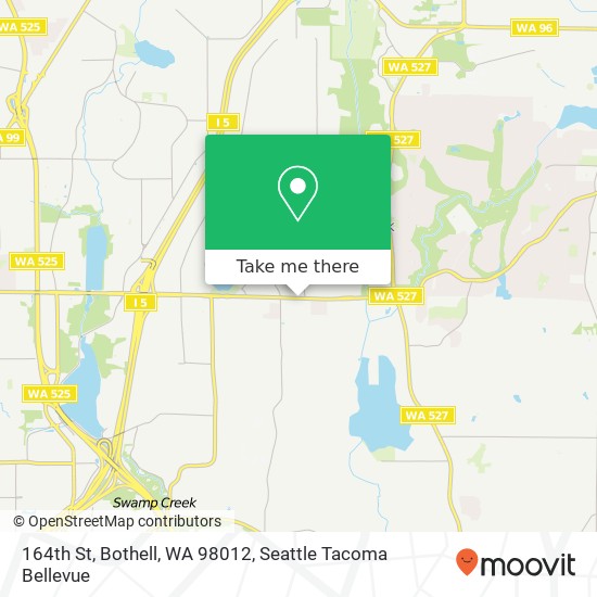 164th St, Bothell, WA 98012 map