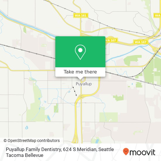 Puyallup Family Dentistry, 624 S Meridian map