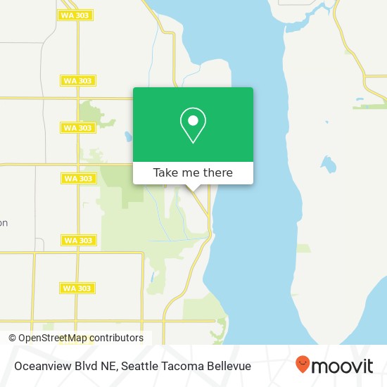 Mapa de Oceanview Blvd NE, Bremerton, WA 98311