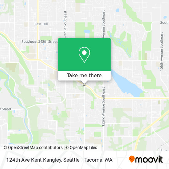 Mapa de 124th Ave Kent Kangley