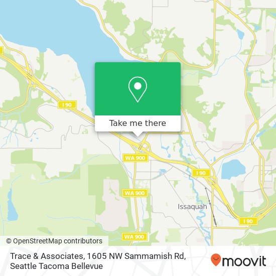 Trace & Associates, 1605 NW Sammamish Rd map