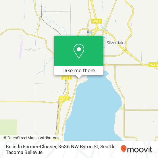 Mapa de Belinda Farmer-Closser, 3636 NW Byron St