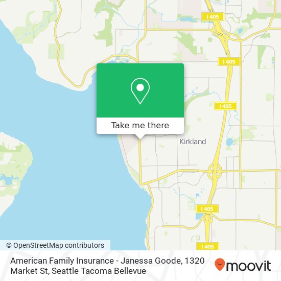 American Family Insurance - Janessa Goode, 1320 Market St map
