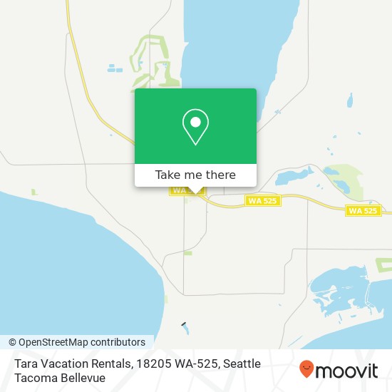 Tara Vacation Rentals, 18205 WA-525 map