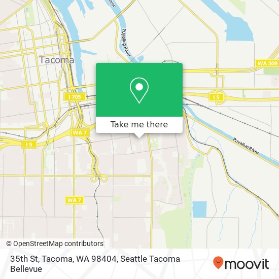 35th St, Tacoma, WA 98404 map