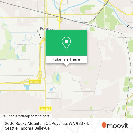 2606 Rocky Mountain Ct, Puyallup, WA 98374 map