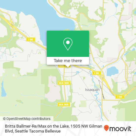 Mapa de Britta Ballmer-Re / Max on the Lake, 1505 NW Gilman Blvd