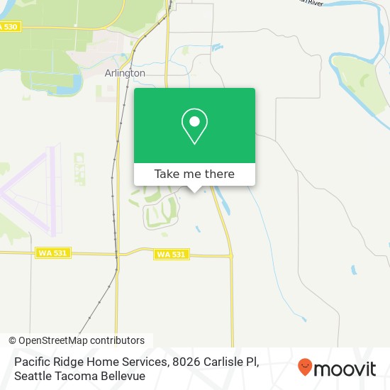 Pacific Ridge Home Services, 8026 Carlisle Pl map