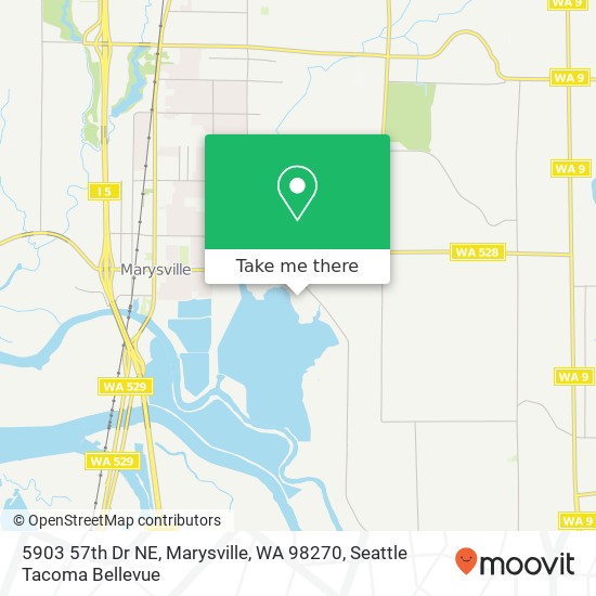 Mapa de 5903 57th Dr NE, Marysville, WA 98270