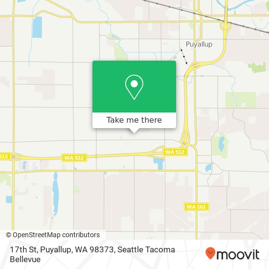 17th St, Puyallup, WA 98373 map